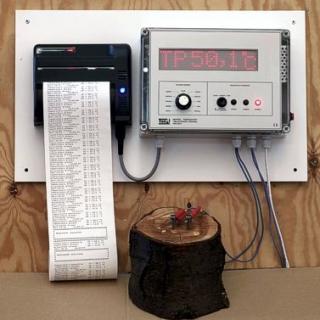 TANEL PWT-8FIT - miernik wilgotności drewna i temperatury + drukowanie wyników