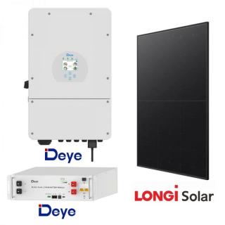 Zestaw Off-Grid 5,2kW - Inwerter DEYE + Magazyn DEYE + 12 x panel LONGI SOLAR 435W
