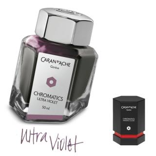 Atrament Chromatics Caran d'Ache, kolor Ultra Violet (Intensywny Fiolet)