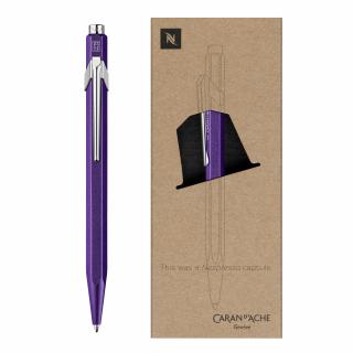 Długopis Caran d'Ache 849 Nespresso Edycja 3, Arpeggio fioletowy