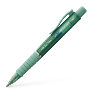 DŁUGOPIS FABER-CASTELL POLY BALL VIEW, ZIELONY (GREEN LILY)