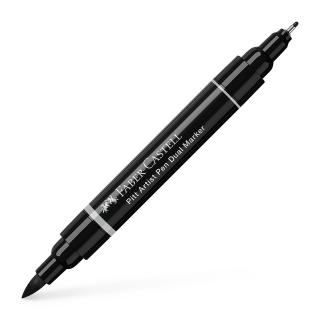 DWUSTRONNY PITT ARTIST PEN FABER-CASTELL, 199 BLACK