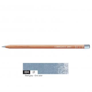 Kredka Caran d'Ache Luminance 6901, 004 Steel Grey - Stalowa Szara