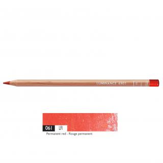 Kredka Caran d'Ache Luminance 6901, 061 Permanent Red - Trwały Czerwony