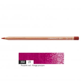 Kredka Caran d'Ache Luminance 6901, 350 Purplish Red - Purpurowa Czerwień