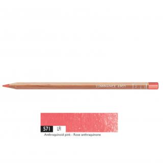 Kredka Caran d'Ache Luminance 6901, 571 Anthraquinoid Pink - Łosiosiowa