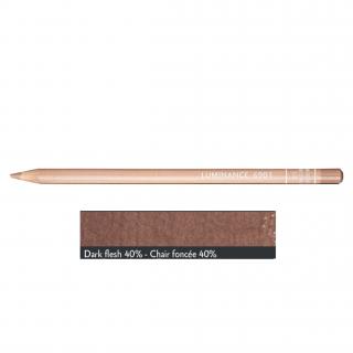 Kredka Caran d'Ache Luminance 6901, 745 Dark Flesh 40% - Ciemny Cielisty 40%