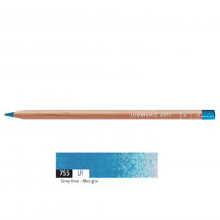 Kredka Caran d'Ache Luminance 6901, 755 Grey Blue - Niebieskoszara