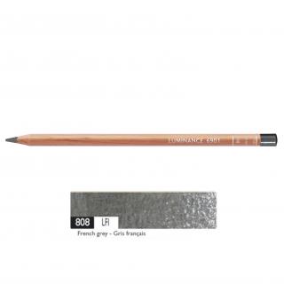 Kredka Caran d'Ache Luminance 6901, 808 French Grey - Francuska Szarość