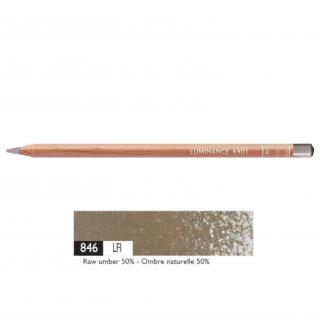 Kredka Caran d'Ache Luminance 6901, 846 Raw Umber 50% - Czysta Umbra 50%