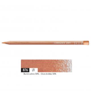 Kredka Caran d'Ache Luminance 6901, 876 Burnt Ochre 50% - Palona Ochra 50%