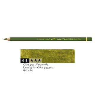 Kredka Caran d'Ache Pablo, kolor 018 Olive Grey - Oliwkowy Szary