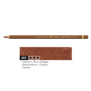 Kredka Caran d'Ache Pablo, kolor 057 Chestnut - Kasztanowa