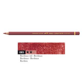 Kredka Caran d'Ache Pablo, kolor 085 Bordeaux Red - Bordowa