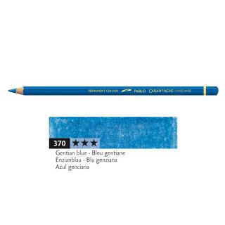 Kredka Caran d'Ache Pablo, kolor 370 Gentian Blue - Gencjanowy Niebieski