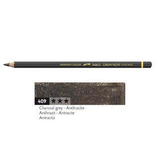 Kredka Caran d'Ache Pablo, kolor 409 Charcoal Grey - Antracytowa