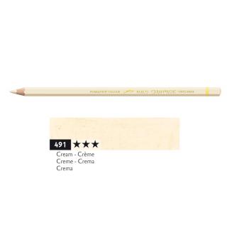 Kredka Caran d'Ache Pablo, kolor 491 Cream - Kremowa