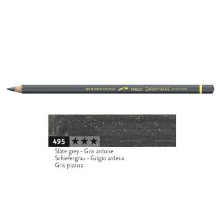 Kredka Caran d'Ache Pablo, kolor 495 Slate Grey - Popielata