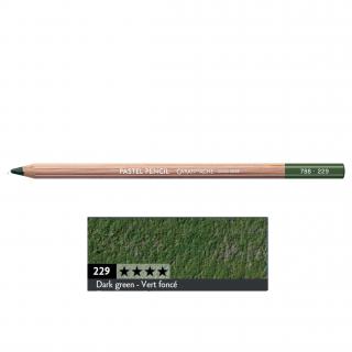 Kredka pastelowa Pastel Pencils Caran d'Ache, kolor 229 Dark Green