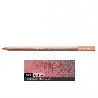 Kredka pastelowa Pastel Pencils Caran d'Ache, kolor 583 Violet Pink