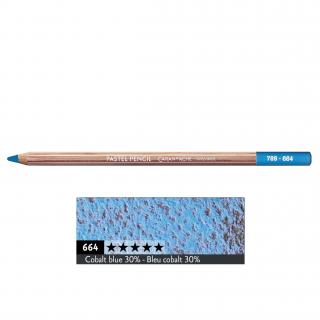 Kredka pastelowa Pastel Pencils Caran d'Ache, kolor 664 Cobalt Blue 30%