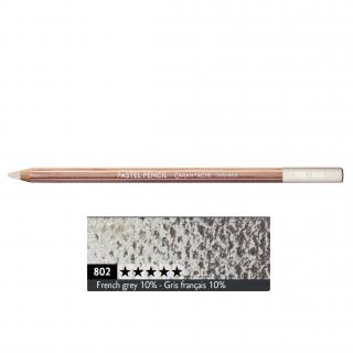 Kredka pastelowa Pastel Pencils Caran d'Ache, kolor 802 French Grey 10%