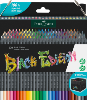 KREDKI BLACK EDITION FABER-CASTELL, 100 KOLORÓW