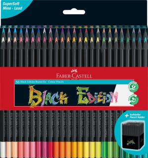 KREDKI BLACK EDITION FABER-CASTELL, 50 KOLORÓW