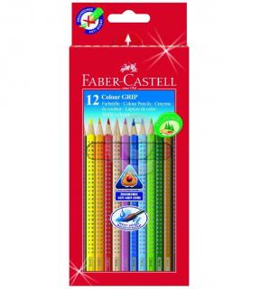 KREDKI GRIP 2001 12 KOL. OPAKOWANIE KARTONOWE FABER CASTELL