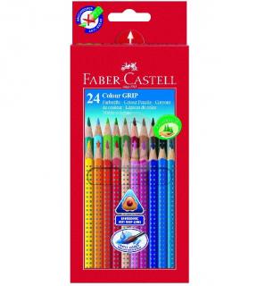 KREDKI GRIP 2001 24 KOL. OPAKOWANIE KARTONOWE FABER CASTELL