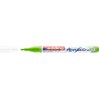 MARKER AKRYLOWY EDDING 1-2 MM, MATOWY ŻÓŁTOZIELONY