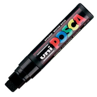 Marker uni POSCA PC-17K z bardzo szeroką ściętą końcówką, czarny