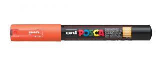 Marker uni POSCA PC-1M z supercienką okrągłą końcówką, pomarańczowy