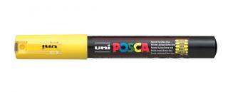 Marker uni POSCA PC-1M z supercienką okrągłą końcówką, żółty
