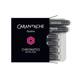 Naboje atramentowe Chromatics Caran d'Ache, kolor Divine Pink (Boski Róż)