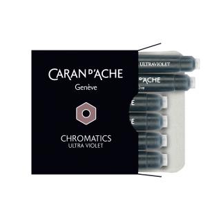 Naboje atramentowe Chromatics Caran d'Ache, kolor Ultra Violet (Intensywny Fiolet)