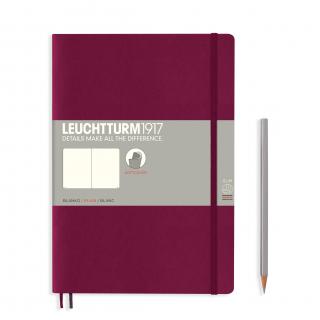 NOTATNIK LEUCHTTURM1917 COMPOSITION (B5), MIĘKKA OPRAWA, BORDOWY, GŁADKI