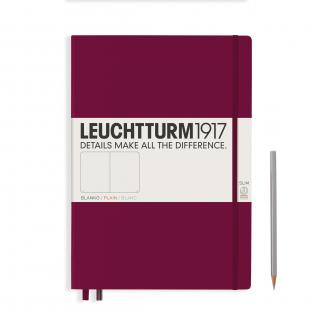 NOTATNIK LEUCHTTURM1917 MASTER SLIM (A4+), BORDOWY