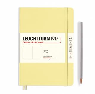 NOTATNIK LEUCHTTURM1917 MEDIUM (A5) MIĘKKA OPRAWA SMOOTH COLOURS VANILLA, GŁADKI