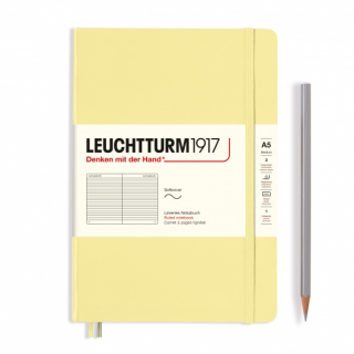 NOTATNIK LEUCHTTURM1917 MEDIUM (A5) MIĘKKA OPRAWA SMOOTH COLOURS VANILLA