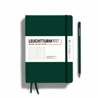 NOTATNIK LEUCHTTURM1917 MEDIUM (A5) NATURAL COLOURS FOREST GREEN