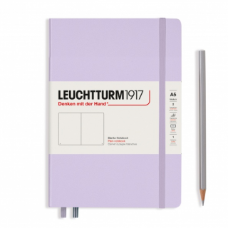 NOTATNIK LEUCHTTURM1917 MEDIUM (A5) SMOOTH COLOURS LILAC, TWARDA OPRAWA