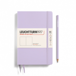 NOTATNIK LEUCHTTURM1917 PAPERBACK B6+, TWARDA OPRAWA, LILIOWY