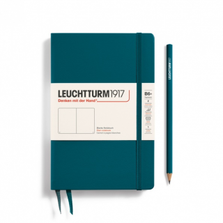 NOTATNIK LEUCHTTURM1917 PAPERBACK B6+, TWARDA OPRAWA, MORSKI