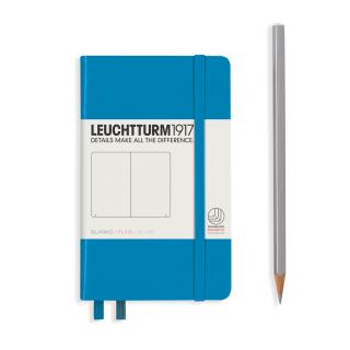 NOTATNIK LEUCHTTURM1917 POCKET (A6), TWARDA OPRAWA, LAZUROWY