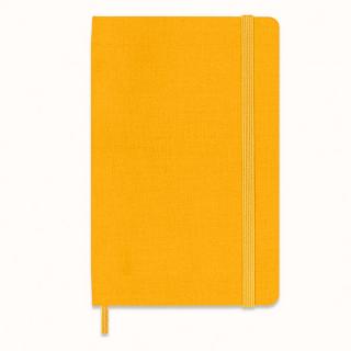 NOTES MOLESKINE CLASSIC P (9X14 CM), W LINIE, TWARDA OPRAWA, ORANGE YELLOW, 192 STRONY, POMARAŃCZOWY