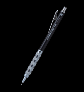 Ołówek automatyczny GRAPHGEAR 1000 Pentel, HB 0.5 mm, czarny