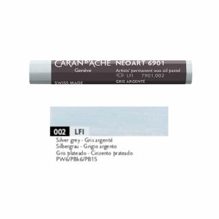 Pastela olejna Caran d’Ache Neoart, kolor 002 Silver Grey