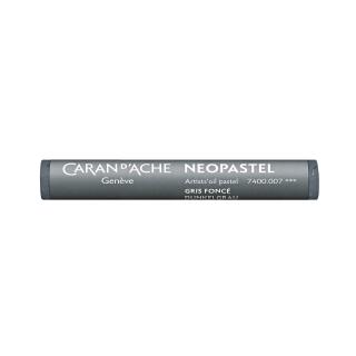 Pastela olejna Caran d’Ache NeoPastel, kolor 007 Dark Grey