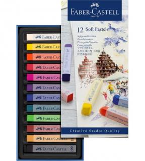 PASTELE SUCHE CREATIVE STUDIO FABER-CASTELL, 12 KOLORÓW